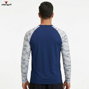 Chemises de pêche pour hommes à manches longues, respirantes, coupe-vent, grande taille, séchage rapide, personnalisables, design par sublimation, UPF 50, 100% polyester - Product Image 5