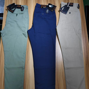 Pantalones ajustados informales para hombre, pantalones de poliéster 100% ligeros de alta elasticidad, pantalones de traje Formal de negocios con parte delantera plana de cintura media - Product Image 5
