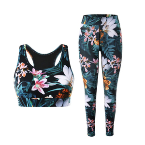 Ensemble de yoga pour femmes de haute qualité, 2 pièces, vêtements de sport tendance, taille élastique, ensemble de yoga personnalisé, ensembles de yoga pour femmes, vêtements de sport pour la salle de sport - Product Image 4