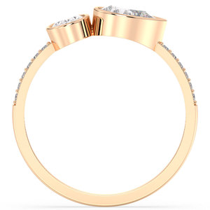 แหวนแต่งงาน REYES แบบสั่งทำพิเศษ ทองคำชมพู 14K ประดับเพชรโมอิสซาไนต์ ได้รับการรับรองจาก GRA สำหรับผู้หญิง ราคาขายส่ง เครื่องประดับคุณภาพสูง - Product Image 6