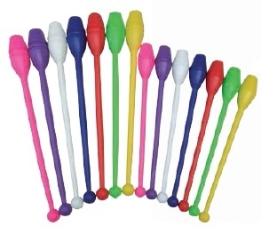 Oferta Especial: Bastones de Gimnasia Rítmica de Plástico Marca GISCO/CUSTOM, 36/44 cm, Equipo de Entrenamiento para Danza y Malabares - Product Image 4