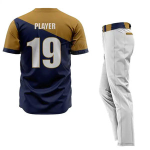 Comfortable <b>Light</b> Weight Baseball Uniform Low MOQ <b>Cheap</b> Price Custom Size Baseball Uniform For Unisex - Product Image 2