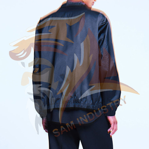 Custom Logo Embroidered <b>Winter</b> Windproof Satin Varsity <b>Jacket</b> Wholesale <b>Cheap</b> Price Men Satin <b>Jackets</b> - Product Image 2