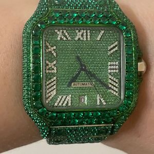 High Quality Fully Customized Iced Out Diamond Lab Grown <b>Watch</b> for <b>Men</b> Hip Hop Diamond Jewelry <b>Watch</b> Gift - Product Image 5