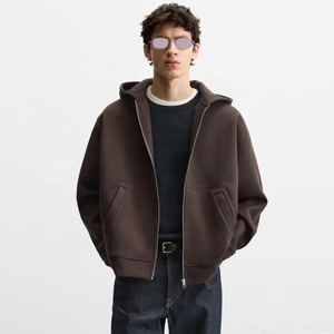 Sweat à capuche homme grande taille premium 3XL 4XL 5XL, coupe oversize, épais, 100% coton, respirant, doublé, hiver, style urbain décontracté - Product Image 6