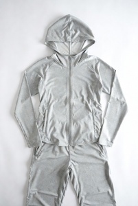 Conjunto Deportivo Unisex con Capucha, Color Sólido, para Otoño, con Bolsillos Laterales y Cierre de Cremallera - Product Image 6