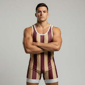 Service OEM : Combinaisons de lutte pour hommes, sublimation personnalisée, designs sur mesure, impression par sublimation intégrale, vêtements de sport. - Product Image 3