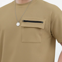 Ensemble de shorts streetwear vintage pour homme, été, en tissu éponge, respirant, t-shirt et short cargo, tenue décontractée pour un usage quotidien