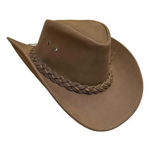 Sombreros Vaqueros de Cuero Estilo Occidental al por Mayor, Hechos a Mano, Duraderos, Estilo Vintage, Perfectos para el Rancho - Product Image 1