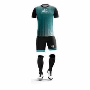 Uniformes de Fútbol Personalizados de Manga Corta, Pantalones Cortos de Fútbol, Uniformes de Entrenamiento de Fútbol, OEM ODM - Product Image 4