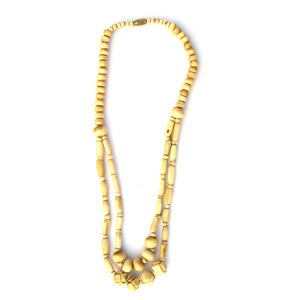 Multilayer Bone Beaded Necklace Unisex Ethnic Style Fashion Jewelry Handmade At Best Wholesale Price - Product Image 1