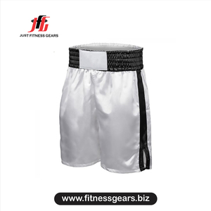 Shorts de boxe bleus pour hommes, vêtements d'arts martiaux durables, shorts 100% polyester, coupe classique, taille adulte. - Product Image 3