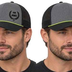 หมวกแก๊ป Trucker พรีเมียม ตาข่ายด้านหน้า โฟมด้านหน้า ปิดด้วย Snapback ผ้าระบายอากาศ น้ำหนักเบา สวมใส่สบาย รับผลิตตามสั่ง ขายส่ง - Product Image 5
