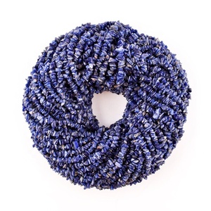 Cuentas de Sodalita Azul Natural en Forma de Virutas Sin Cortar, Piedras Preciosas Irregulares de 3-12mm, Piedras Sueltas para Fabricación de Joyería al por Mayor - Product Image 3