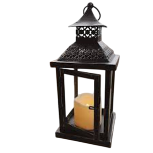 Handmade Antique Brass Metal And Recycled Glass Candle <b>Lantern</b> Vintage Style Hanging <b>Tealight</b> & Candle Holder For Indoor Outdoor - Product Image 6