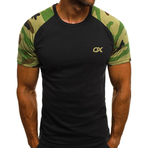 T-shirt pour homme à col rond, coupe classique, polyester/coton, logo personnalisé, tissu en toile de haute qualité, respirant, service OEM - Product Image 3