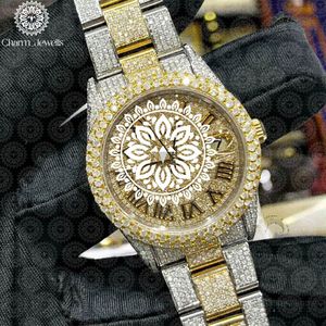 Reloj de Lujo para Mujer Charm Jewells, Caja Tonneau de Acero Inoxidable de 40 mm, Bisel con Diamantes, Cierre Plegable de Cuarzo Analógico - Product Image 6