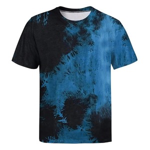 T-shirts délavés à l'acide pour hommes, imprimés sur mesure, 100% coton, t-shirt délavé à l'acide pour hommes été - Product Image 6