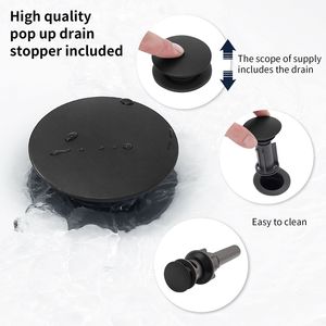 Rubinetto per lavabo bagno nero opaco da 8 pollici con 2 maniglie, bocca girevole a 360 gradi, 3 fori, per lavabo e mobiletto - Product Image 4