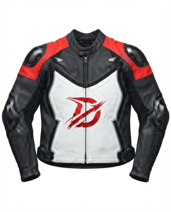 Custom Made MotoCP <b>Racing</b> <b>Jacket</b>/Chaqueta Stylish Leather Riding Gear Protection Level 2 CE Certified - Product Image 1