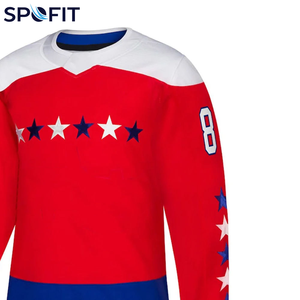 Jersey de Hockey sobre Hielo Personalizado, Sublimado, al por Mayor, Transpirable, Diseño de Equipo, con su Propio Logotipo, de Alta Calidad - Product Image 5