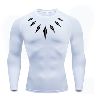 2026 <b>Men</b> long sleeve <b>compression</b> <b>shirt</b> Printed water Sports rash Protection Quick dry Base Sports Outdoor Activities Water Use - Product Image 4