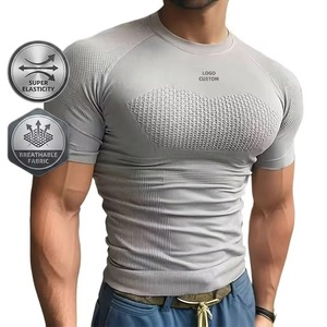 Fabricant de maillots d'entraînement personnalisés, vêtements de sport compressifs, polyester, élasthanne, séchage rapide, marque privée, vente en gros - Product Image 4