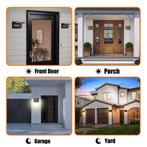 Inowel Lampada da Parete Moderna a LED per Esterni, Lanterna in Alluminio 17341, Applique da Parete per Portico e Porta d'Ingresso - Product Image 6