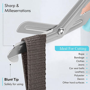 Mejor Precio en Tijeras para Vendajes de Grado Médico Industrial, Tijeras para Vendajes con Borde Dentado, ANAAIF ENTERPRISES - Product Image 3