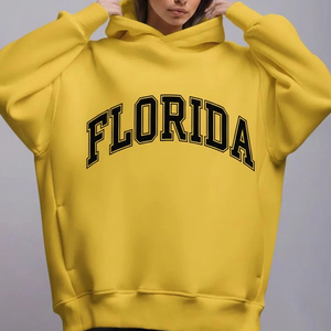 Sudadera con Capucha Extra Grande para Mujer, Precio al por Mayor, 100% Algodón, Bordado 3D Frontal, Logotipo Personalizado, Transpirable, Disponible en Todos los Colores - Product Image 1