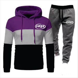 Custom Eco-Friendly Printed <b>Hoodie</b> and Sweatpants Set Tracksuit Jogger Autumn Winter Heavyweight 100% Cotton Fleece Men - Product Image 5