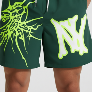 Shorts Cargo de Malla con Estampado, Estilo Urbano, Ecológicos, Cintura Media Elástica, Secado Rápido, Transpirables, Personalizados, 160g, para Hombre, Venta al Por Mayor - Product Image 4