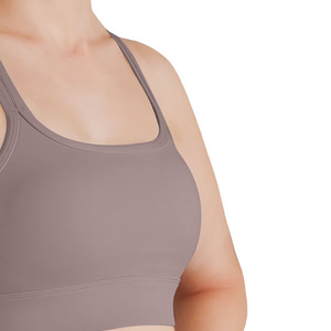 Women's Medium <b>Support</b> Racerback Sports Bra Seamless Yoga Fitness Workout Activewear <b>Crop</b> <b>Top</b> New Arrival Sports Bra - Product Image 6