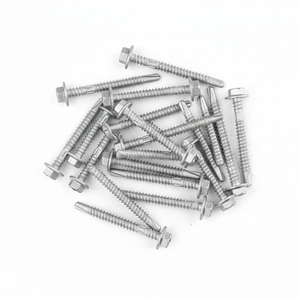 Self-Drilling Screws Washer Head Zinc/Hot-Dip Galvanized Carbon Steel Metric/Inch Standard Deep Coarse Thread - Product Image 1
