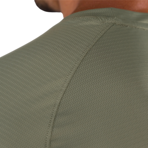 Camisa Táctica de Manga Larga Color Oliva para Hombre, Cómoda, de Algodón Premium, Informal, Elegante, para Gimnasio, Ropa Deportiva Moderna, Fitness, al por Mayor - Product Image 5