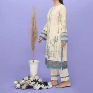 Ensemble Khaddar imprimé 2 pièces pour femme PW4144 - Product Image 2