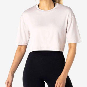 High Street Fashion <b>Crop</b> <b>Top</b> Pattern T-Shirt Women Hot Selling OEM Custom Clothing Manufacturer 100% Polyester T-Shirt O Neck - Product Image 5