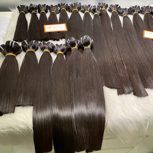 Flat Price Bone Straight Vietnamese Remy Human <b>Hair</b> Extensions Full Cuticle Aligned From Vietnamese Raw <b>Hair</b> Donors <b>Hair</b> Weaving - Product Image 4