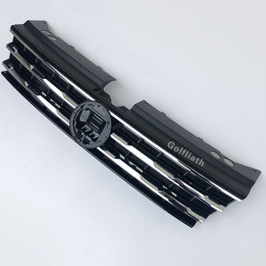 Calandre avant noire mate avec écran de Protection contre les insectes filet en maille nouvelle condition pour <span class=keywords><strong>Volkswagen</strong></span> pour Tiguan L R Line ABS voiture Gri - Product Image 6