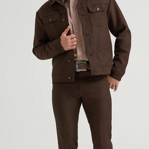 Men s Stylish Wool Varsity Jacket with Custom Logo High Quality Winter Wool <b>Button</b> Up Streetwear Coat - Product Image 3