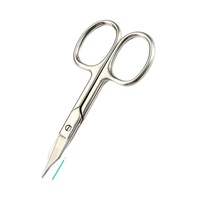 Ciseaux à cuticules professionnels au meilleur prix, lame incurvée en acier carbone de haute qualité, manche durable en acier inoxydable