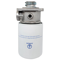 Filter Oli Hidrolik Inline Tekanan Rendah JUNWAVE 3/4" PT Berbahan Aluminium Kualitas Premium Baru, Filtrasi 10 Mikron, Maksimal 100 PSI