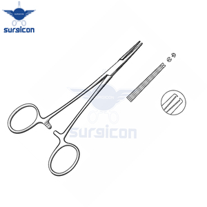 Pinzas Micro Halsted de 12.5 cm (5 Pulgadas), Rectas, Extra Delicadas, de Acero Inoxidable Premium, Hemostáticas, para Microcirugía - Product Image 6