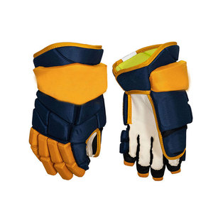 Gants de hockey sur glace renforcés de haute qualité avec design confortable du paume en cuir et fonctionnalités intelligentes - Product Image 1