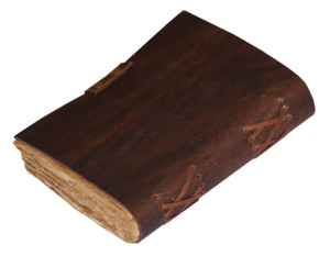 Diario de Cuero Genuino 100% Hecho a Mano, Tamaño A5, Color Marrón Suave, Diseño Antiguo, Encuadernado Cosido, Unisex, para Regalo - Product Image 2