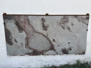 S White <b>Slate</b> Stone Veneer Flexible Wall Cladding Eco Friendly Lightweight Natural Stone Panel for Interior Exterior Hotel - Product Image 3