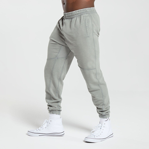 PLAY ROCK INTERNATIONAL High Street Mejor calidad Lavado con ácido Jogger Diseño personalizado Punto 100% Algodón Jogging Pantalones Rectos - Product Image 6