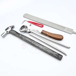Farrier Set Including 12 Inch <b>Hoof</b> Nipper Cutter Stainless <b>Hoof</b> Knife Driving Nail Hammer Dual Side Rasp File <b>Hoof</b> Care Tools - Product Image 6