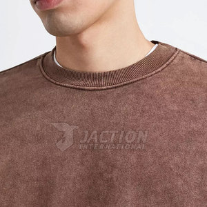 Venta Directa de Fábrica: Sudaderas Básicas con Lavado Ácido para Hombre, Ligeras y en Tallas Grandes - Product Image 4