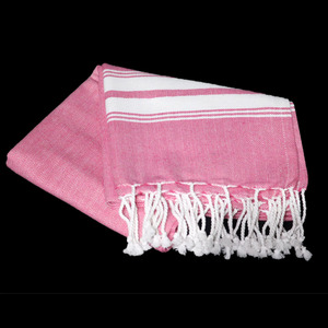 Serviettes Fouta rayées en coton recyclé super absorbantes et à séchage rapide, les mieux notées, de haute qualité, vente en gros en Inde - Product Image 4